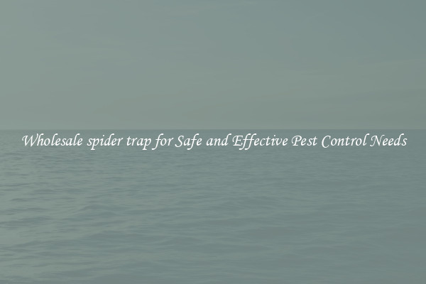 Wholesale spider trap for Safe and Effective Pest Control Needs