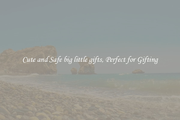 Cute and Safe big little gifts, Perfect for Gifting
