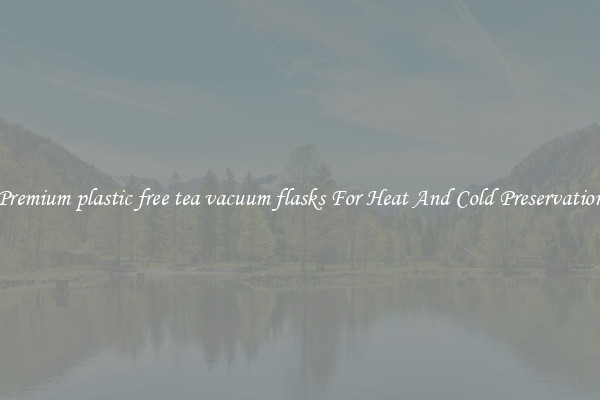 Premium plastic free tea vacuum flasks For Heat And Cold Preservation