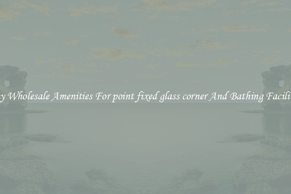 Buy Wholesale Amenities For point fixed glass corner And Bathing Facilities