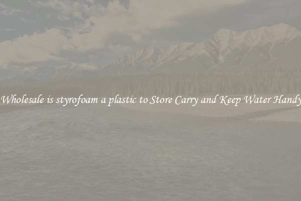 Wholesale is styrofoam a plastic to Store Carry and Keep Water Handy