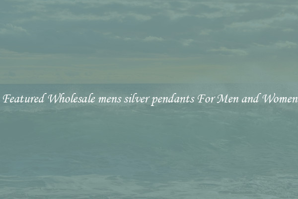 Featured Wholesale mens silver pendants For Men and Women
