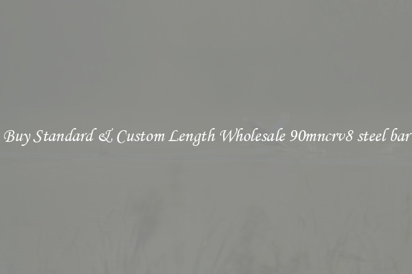 Buy Standard & Custom Length Wholesale 90mncrv8 steel bar